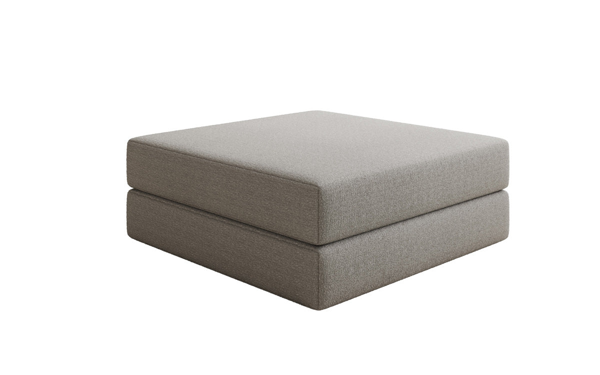 Beistellhocker Lazy in Bouclé