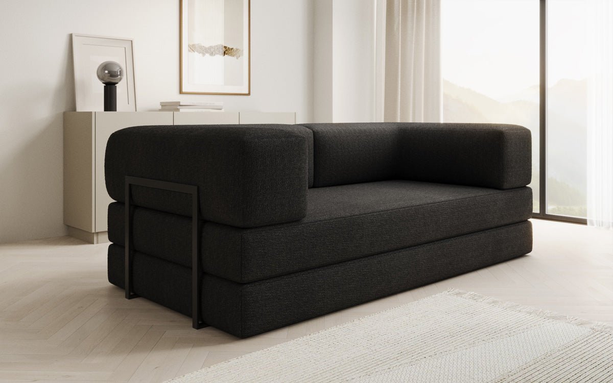 Designer Sofa Lazy 3 Sitzer in Bouclé