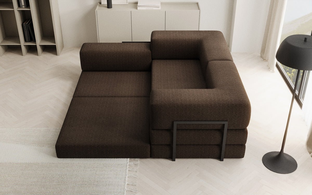 Designer Sofa Lazy L Mini in Bouclé