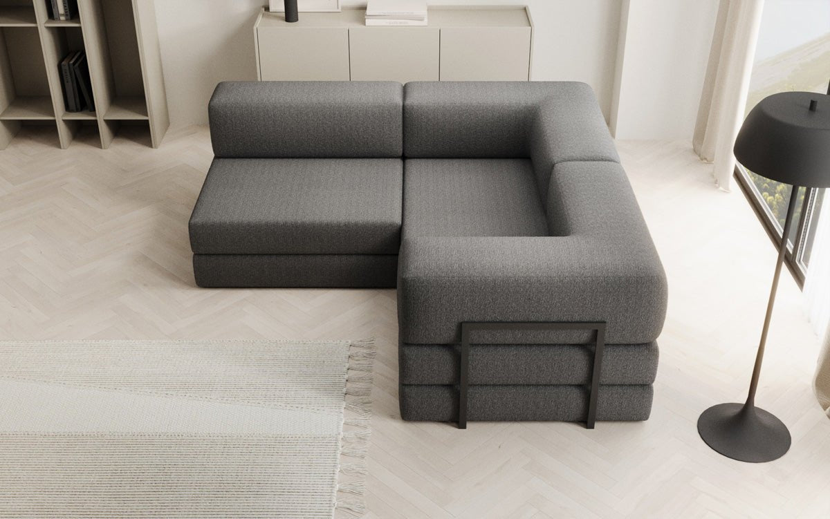 Designer Sofa Lazy L Mini in Bouclé