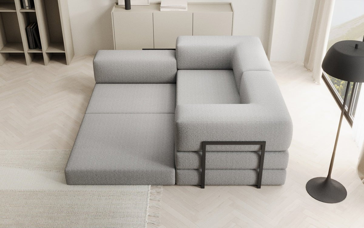 Designer Sofa Lazy L Mini in Bouclé