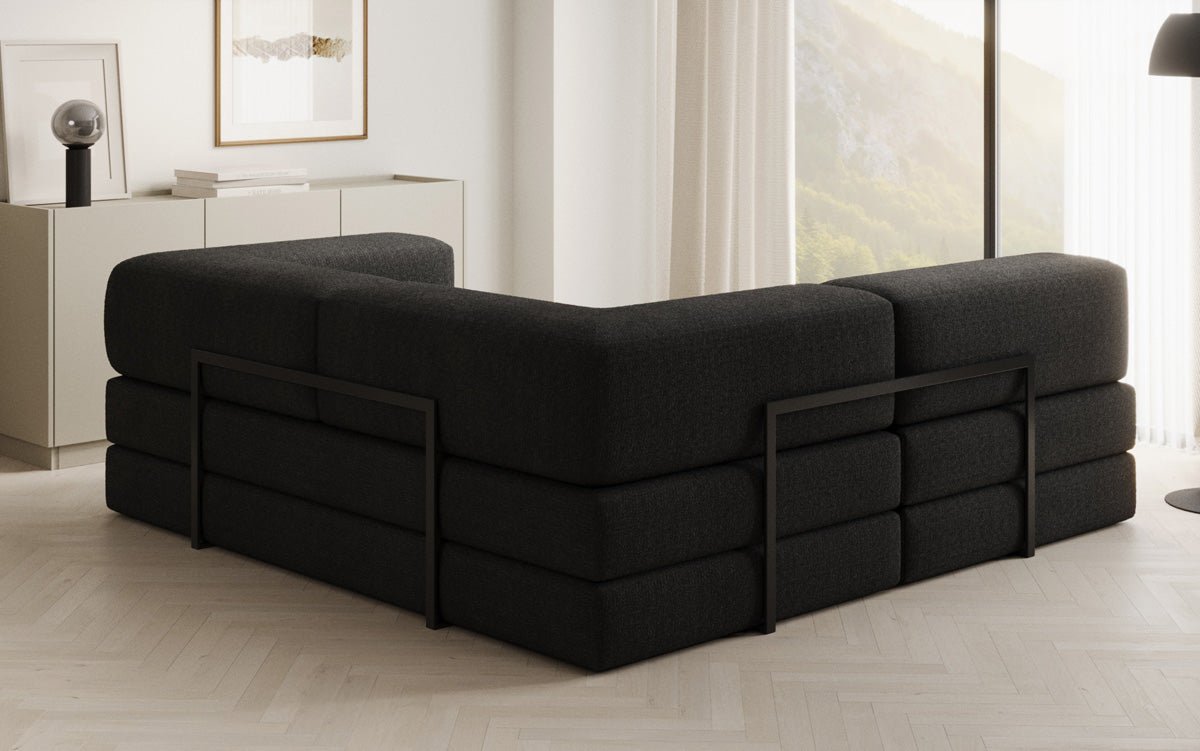 Designer Sofa Lazy L Mini in Bouclé