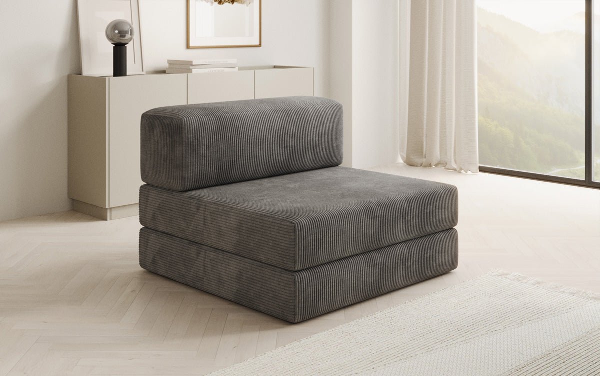 Designer Sofa Mittelmodul Lazy in Cord