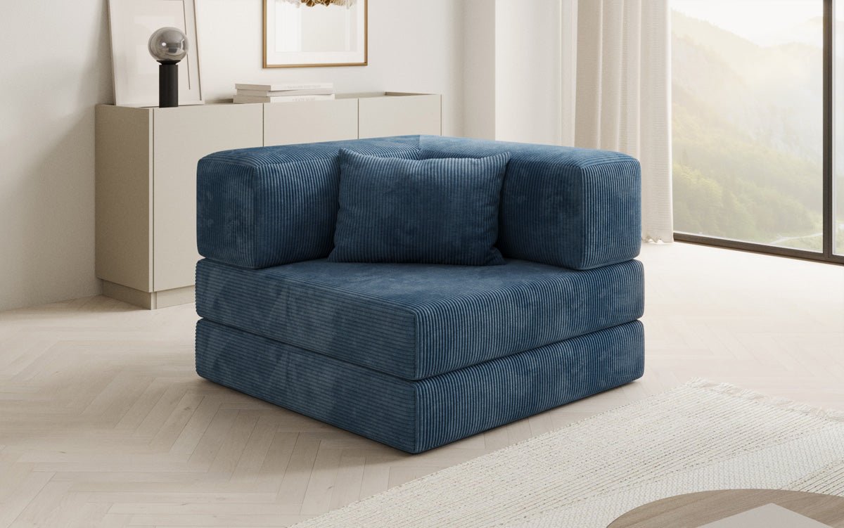 Designer Sofa-Sessel Lazy in Cord