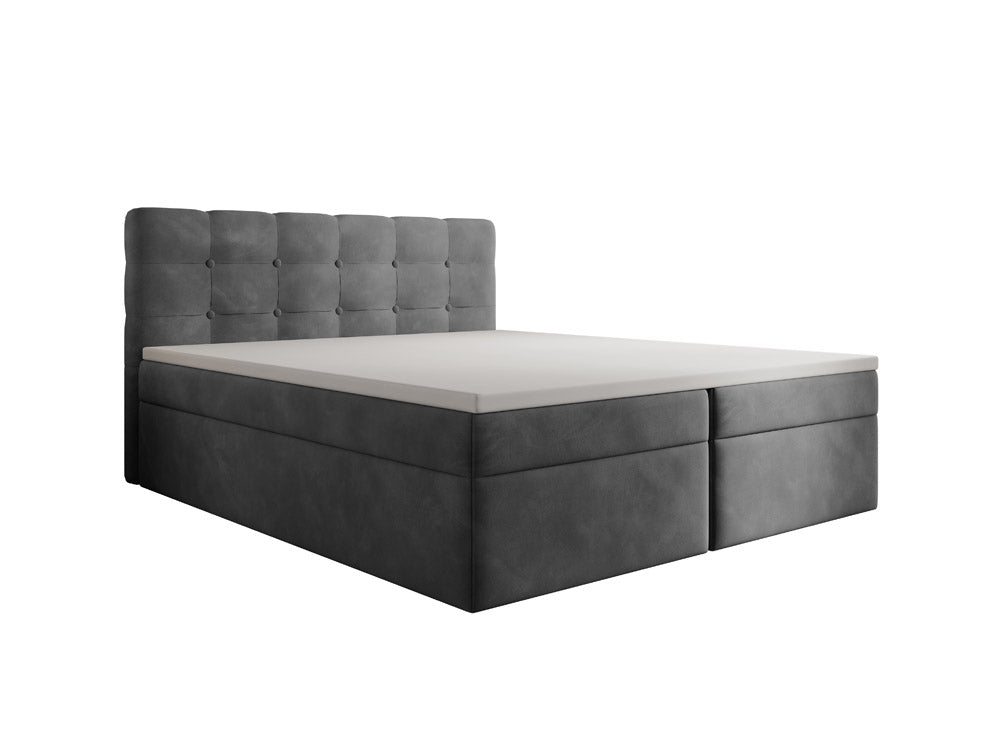 Boxspringbett Faro Samt mit Stauraum