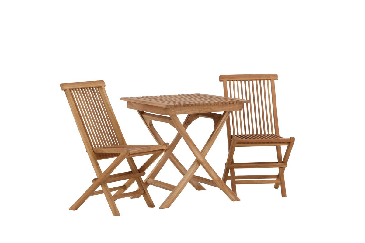 Garten Cafegruppe Wavaro – 3 teiliges Set aus Teakholz