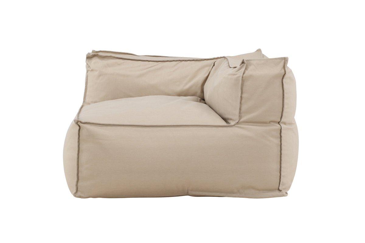 Garten Loungesessel Ravio – aus wetterbeständigem Olefin in Beige