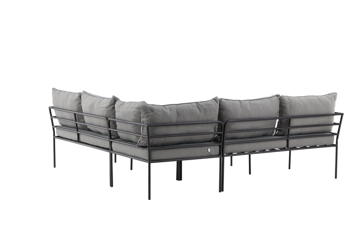 Garten Loungeset Felicita – Ecksofa mit 4 Sitzplätzen und Couchtisch