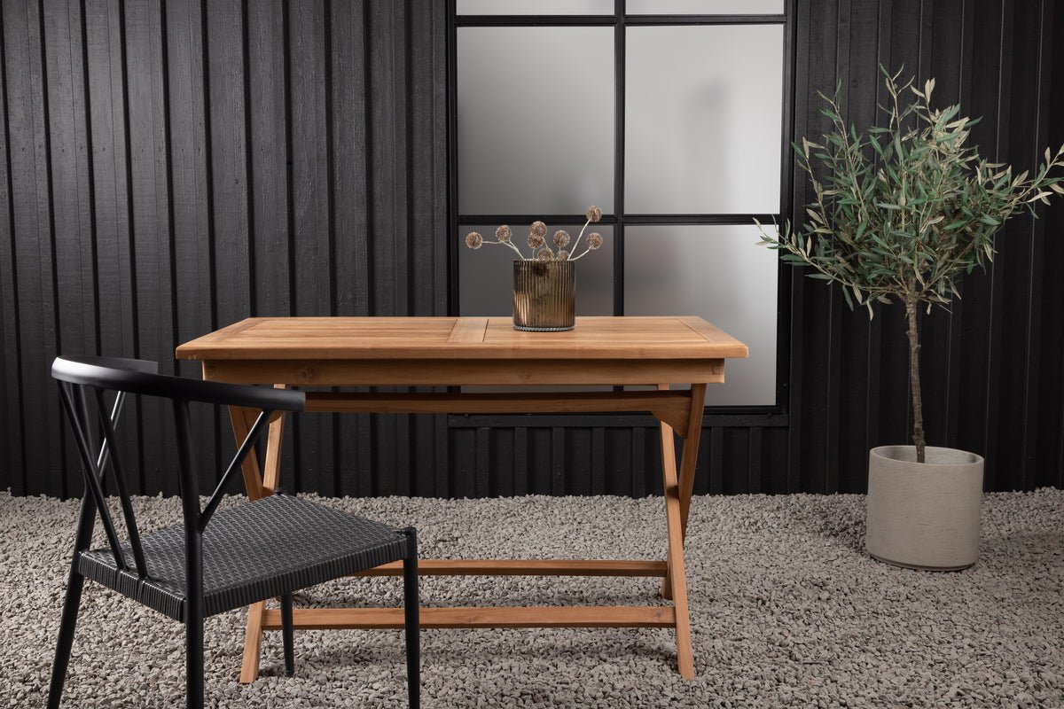 Gartentisch Siana - ein eckiger Esstisch aus Teakholz