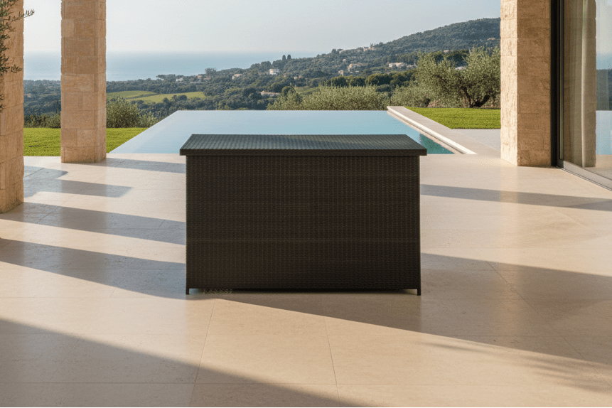 Garten Kissenbox Brisbane - Verfügbar in Grau, Schwarz und Natur