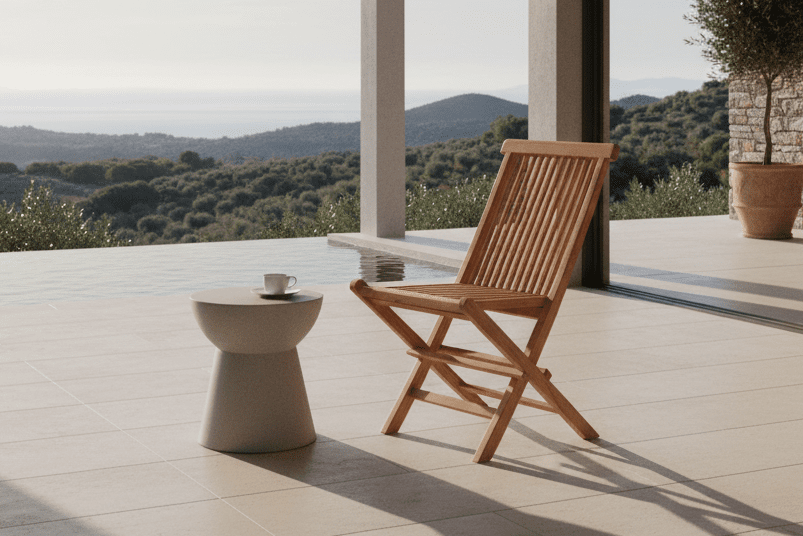 2er Set - Gartenstuhl Voler aus Teakholz