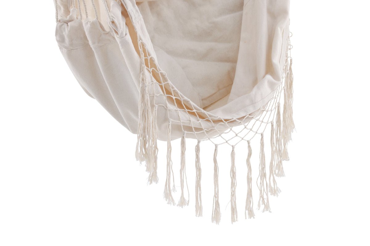 Hängesessel Welsh - aus Polyester in Grau oder Weiß