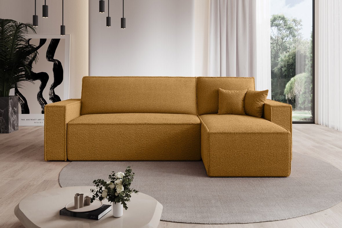 Designer Sofa Lorenzo Schlaffunktion und Stauraum aus Frrotte