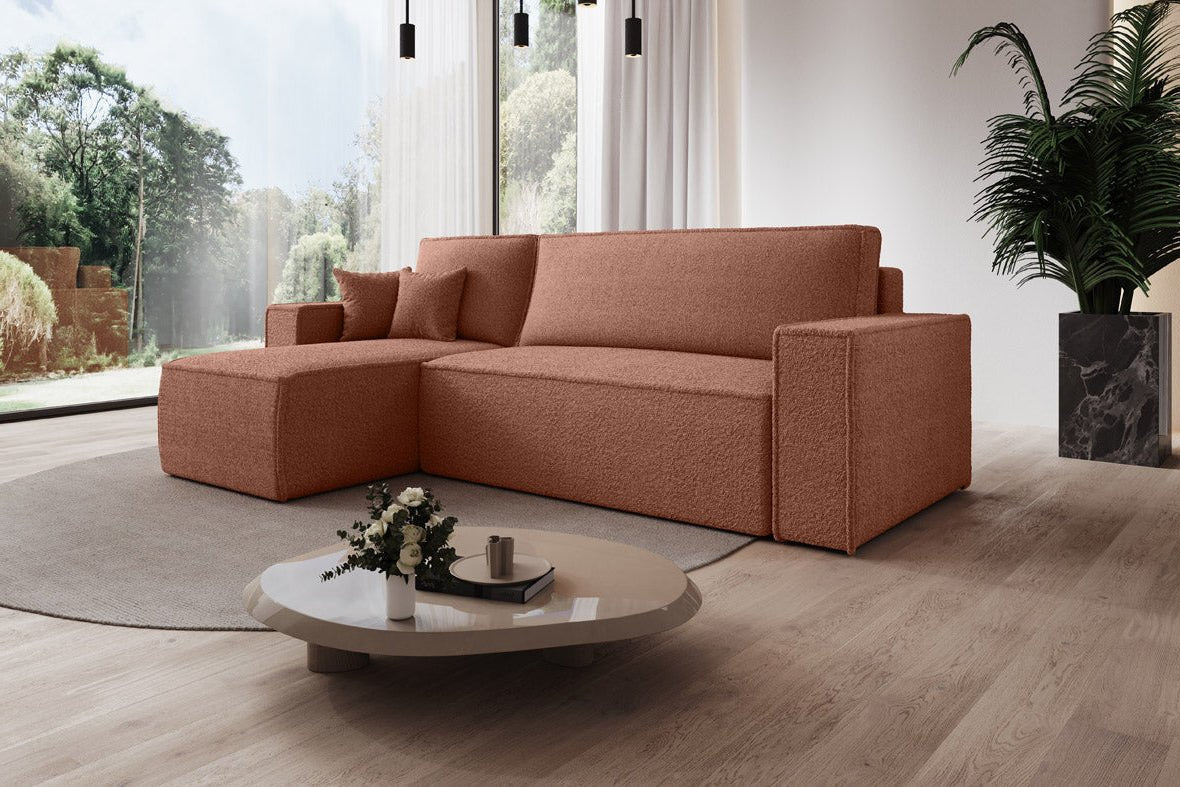 Designer Sofa Lorenzo Schlaffunktion und Stauraum aus Frrotte