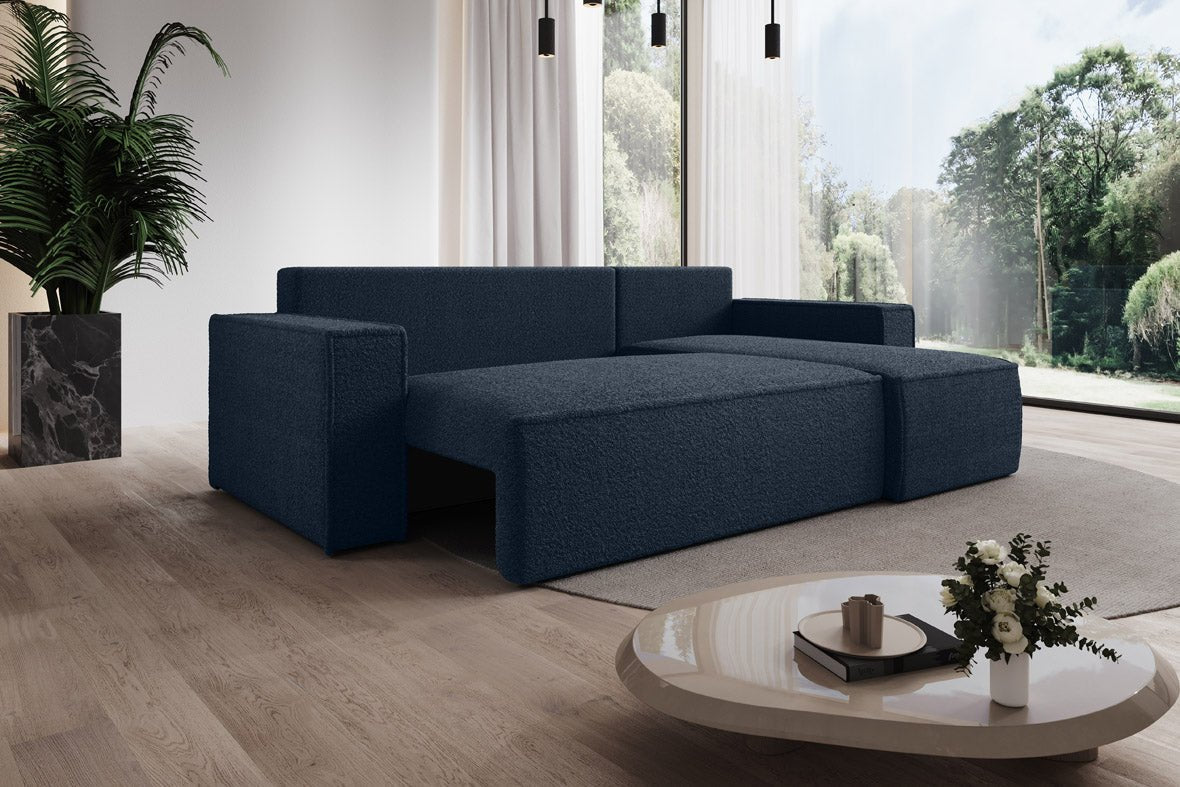 Designer Sofa Lorenzo Schlaffunktion und Stauraum aus Frrotte