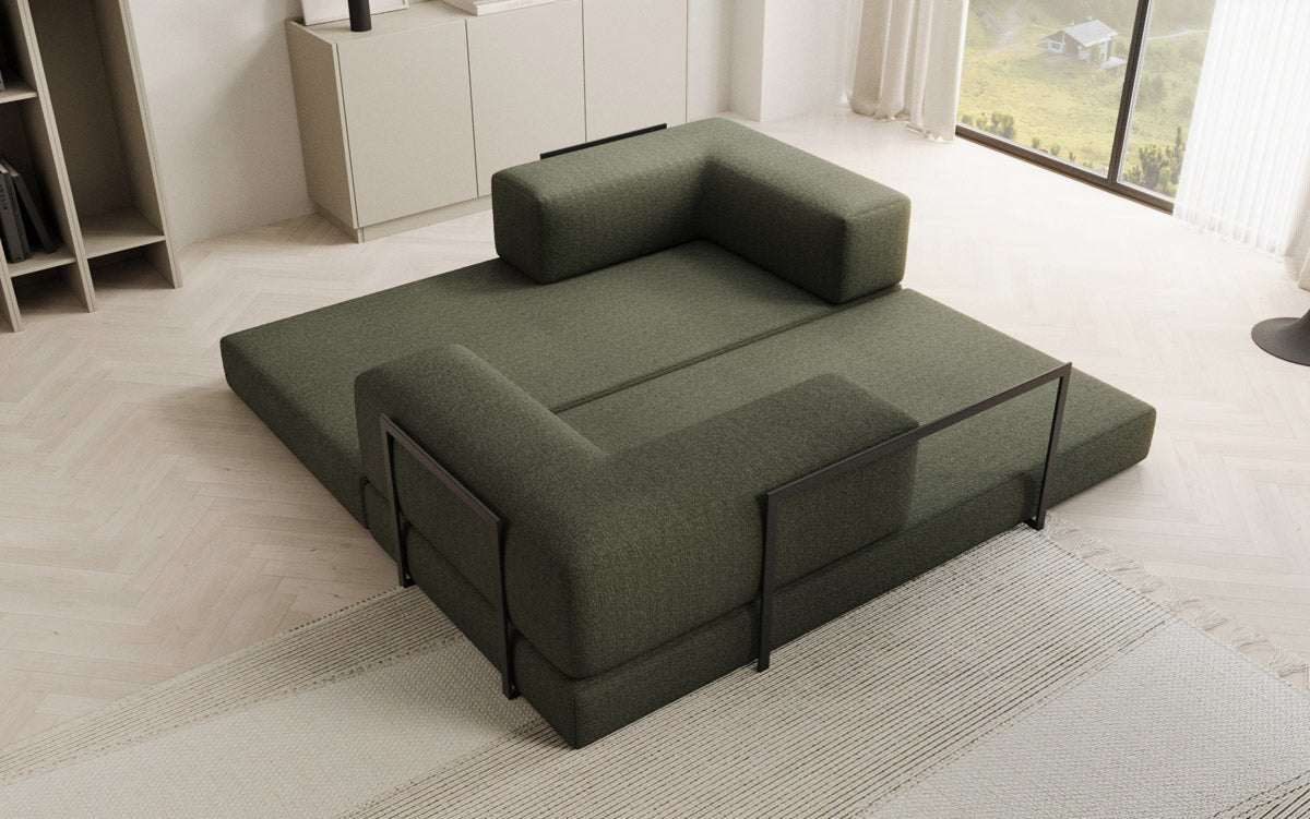 Designer Sofa Lazy 3 Sitzer in Bouclé