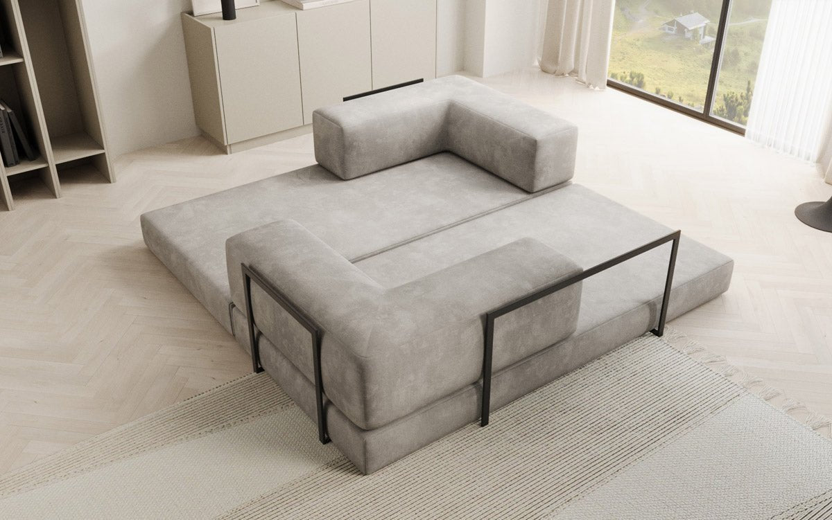 Designer Sofa Lazy 3 Sitzer in Samt
