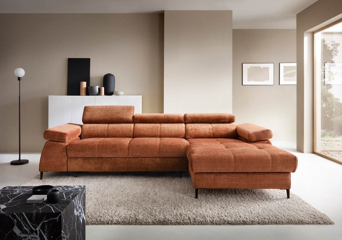Designer Sofa Cordoba I with Sleeping and Folding Function