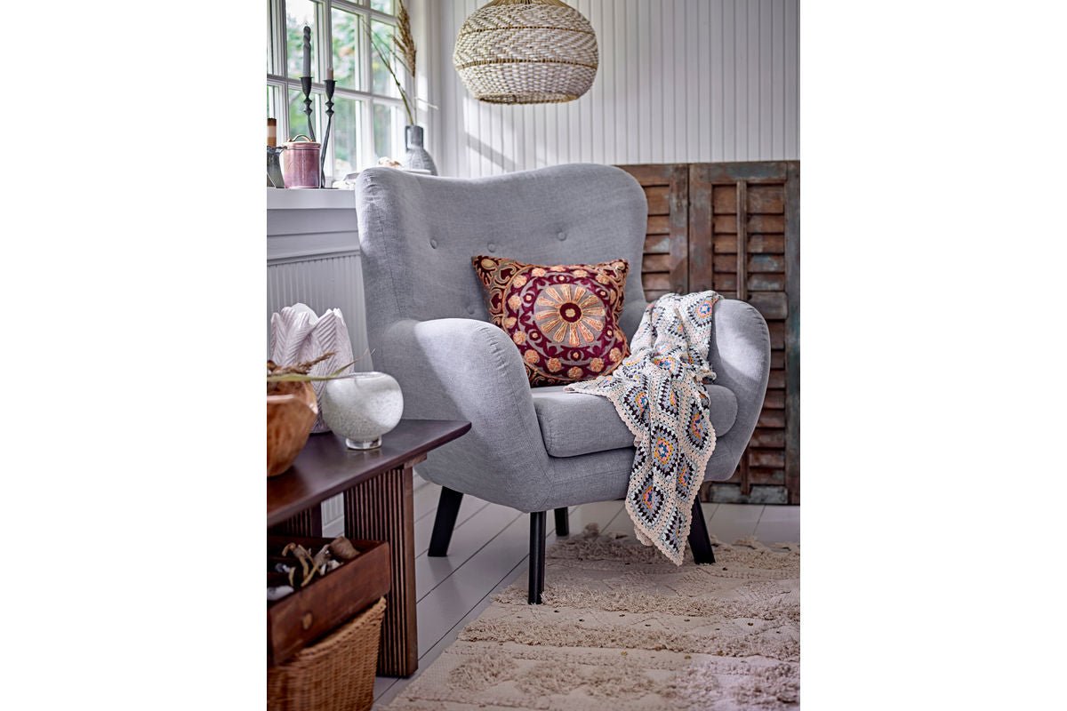 Vase „Aureya“ – Goldfarbenes Glas