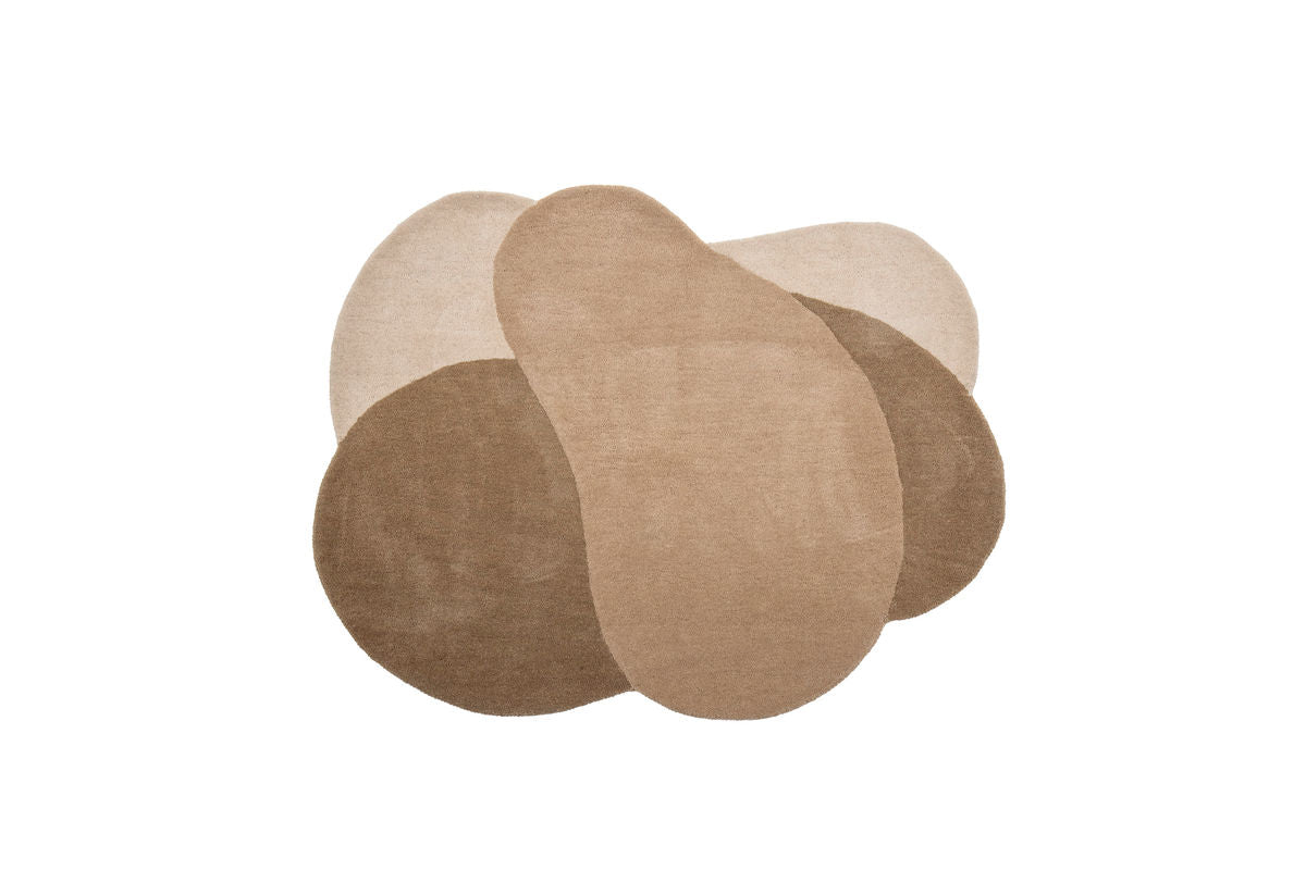 Teppich Arlo – Organische Formen in warmem Braun