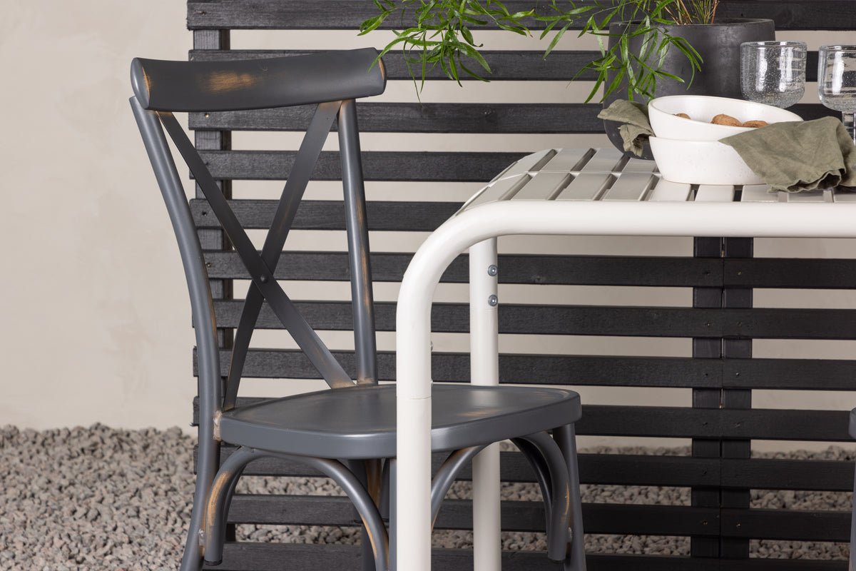 Garten Cafegruppe Narvis – 3-teiliges Gartenmöbel-Set 70x70 cm