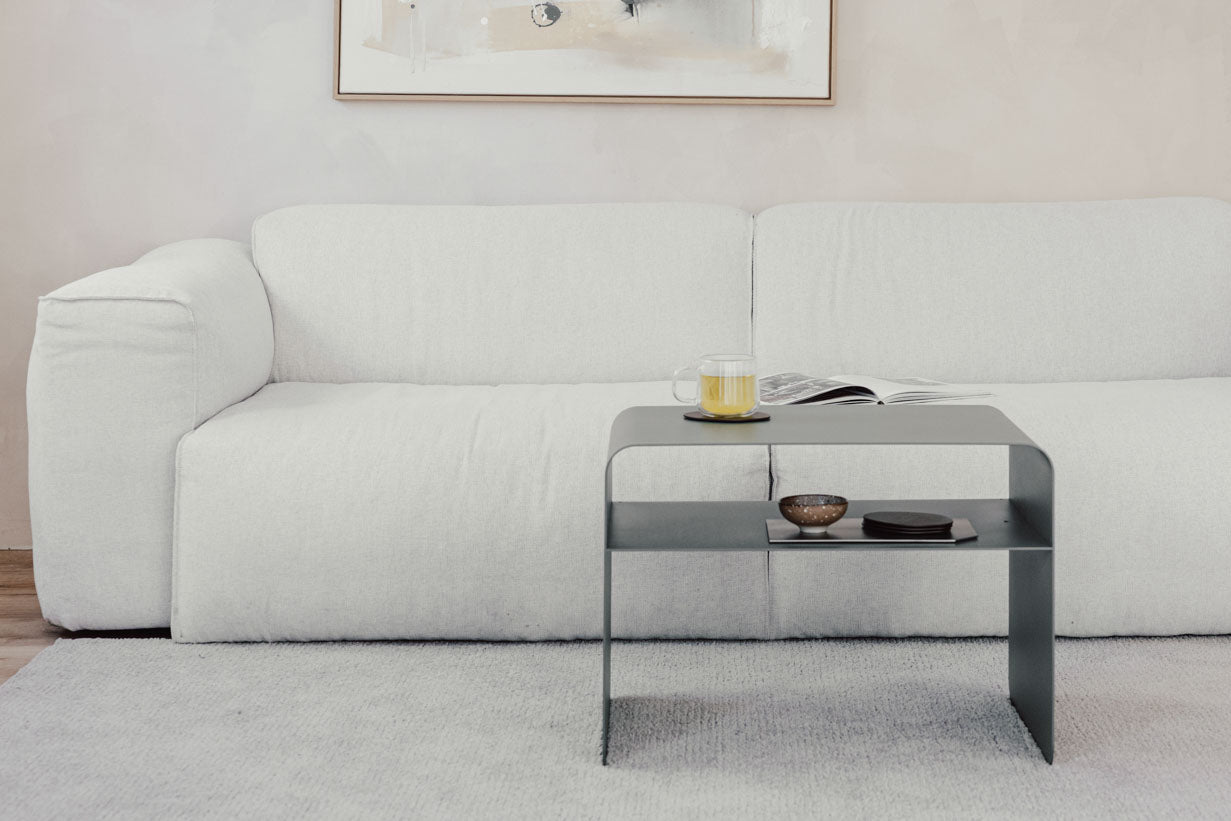 Couchtisch/Beistelltisch Cosmo – Pulverbeschichtetes Metall in modernem Design