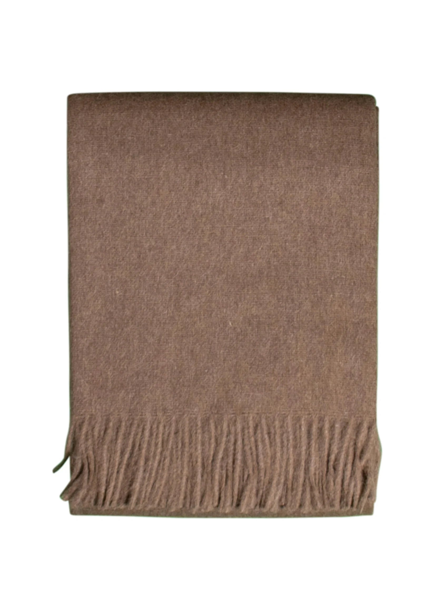 Alpaka Tagesdecke Linnea - Reine Alpakawolle in Sand - 200x150 cm