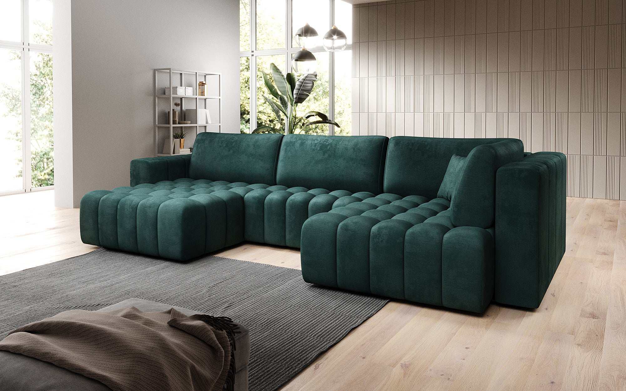 Designer Sofa Carla mit Schlaffunktion