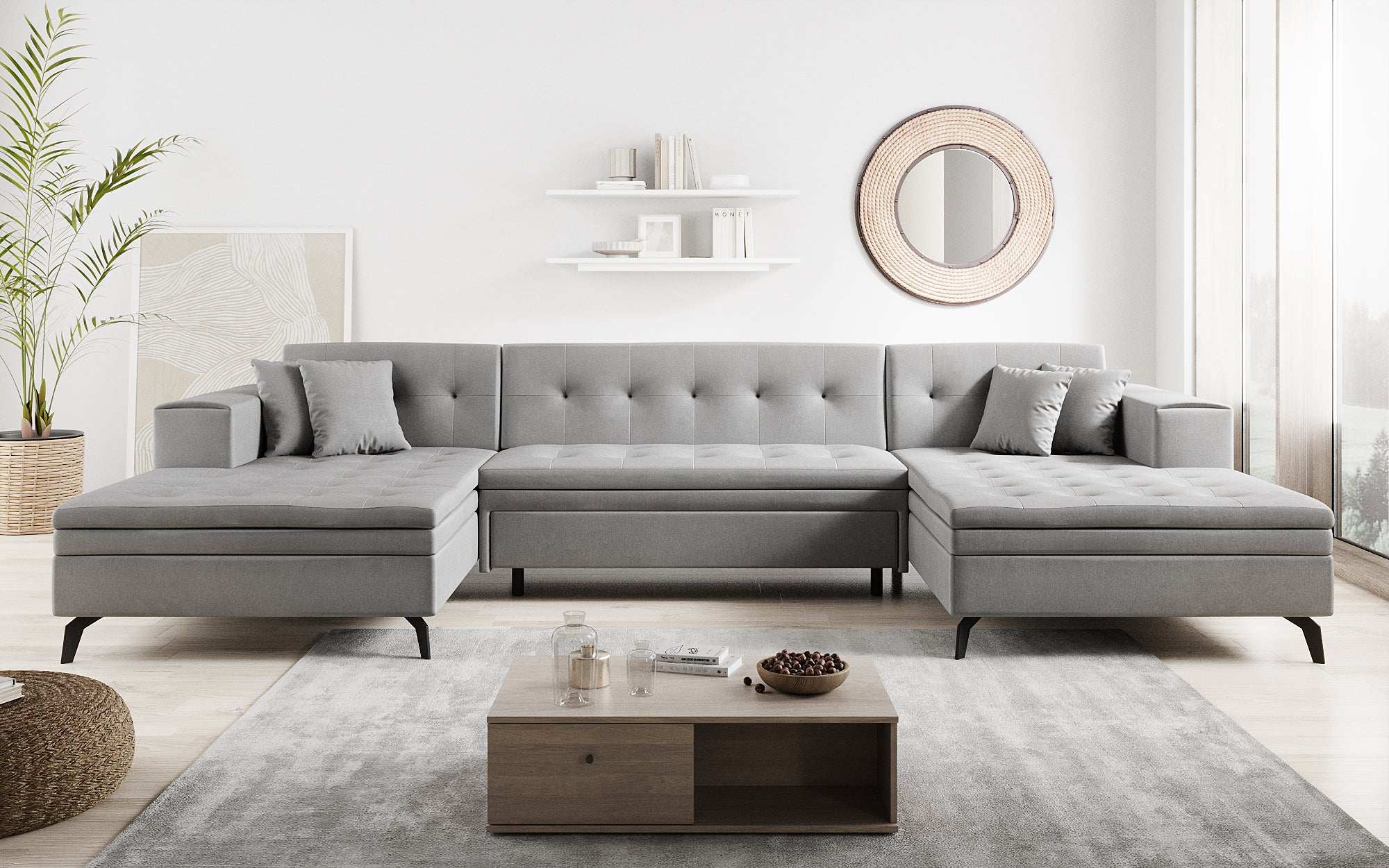 Designer Sofa Vivana mit Schlaffunktion