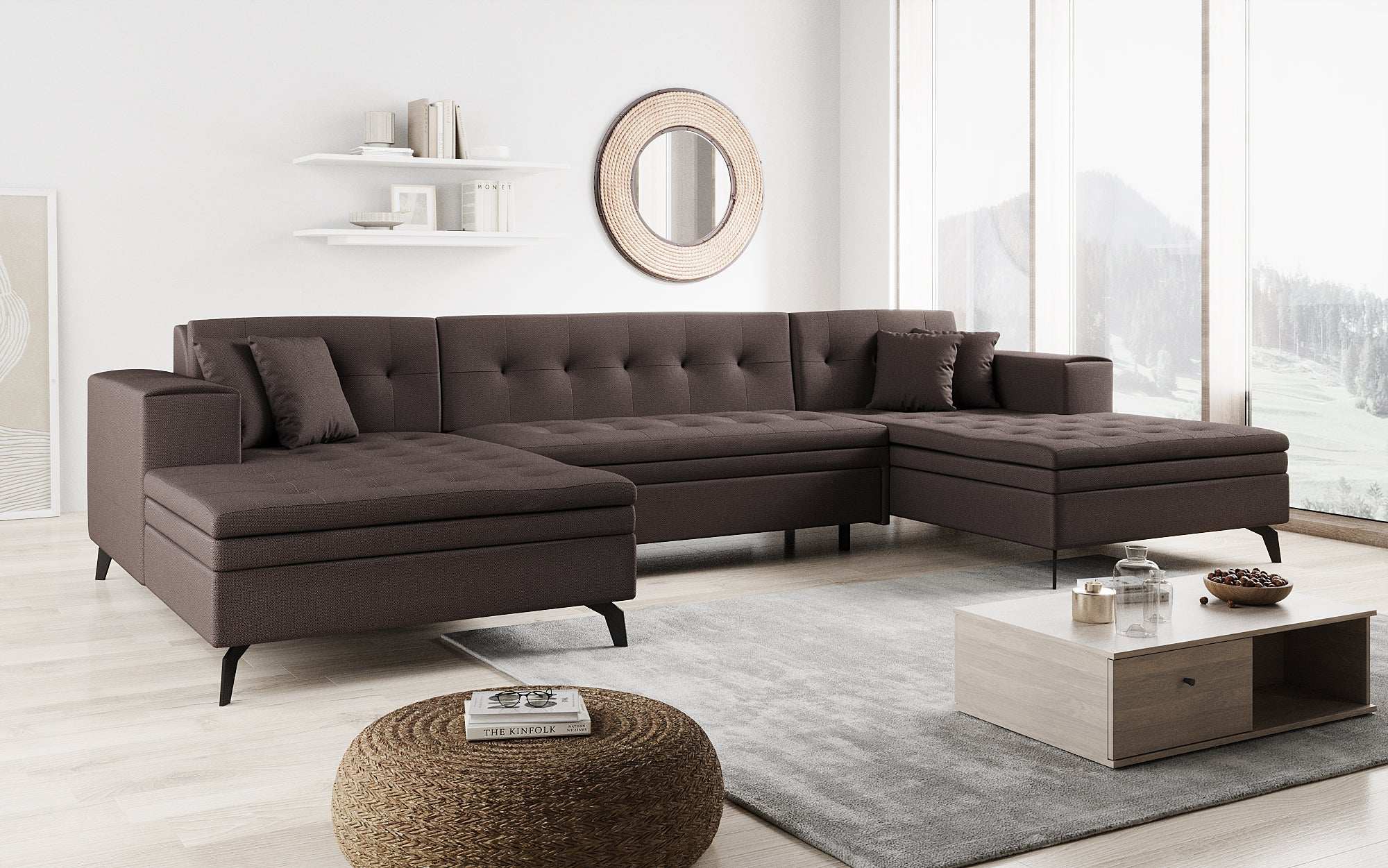Designer Sofa Vivana mit Schlaffunktion