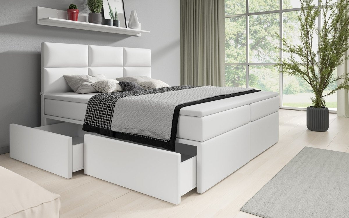 Boxspringbett Citaro mit USB und Stauraum - Luxusbetten24