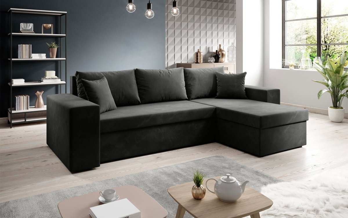 Designer Sofa Denver mit Schlaf- und Klappfunktion - Luxusbetten24