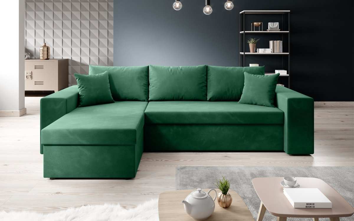 Designer Sofa Denver mit Schlaf- und Klappfunktion - Luxusbetten24