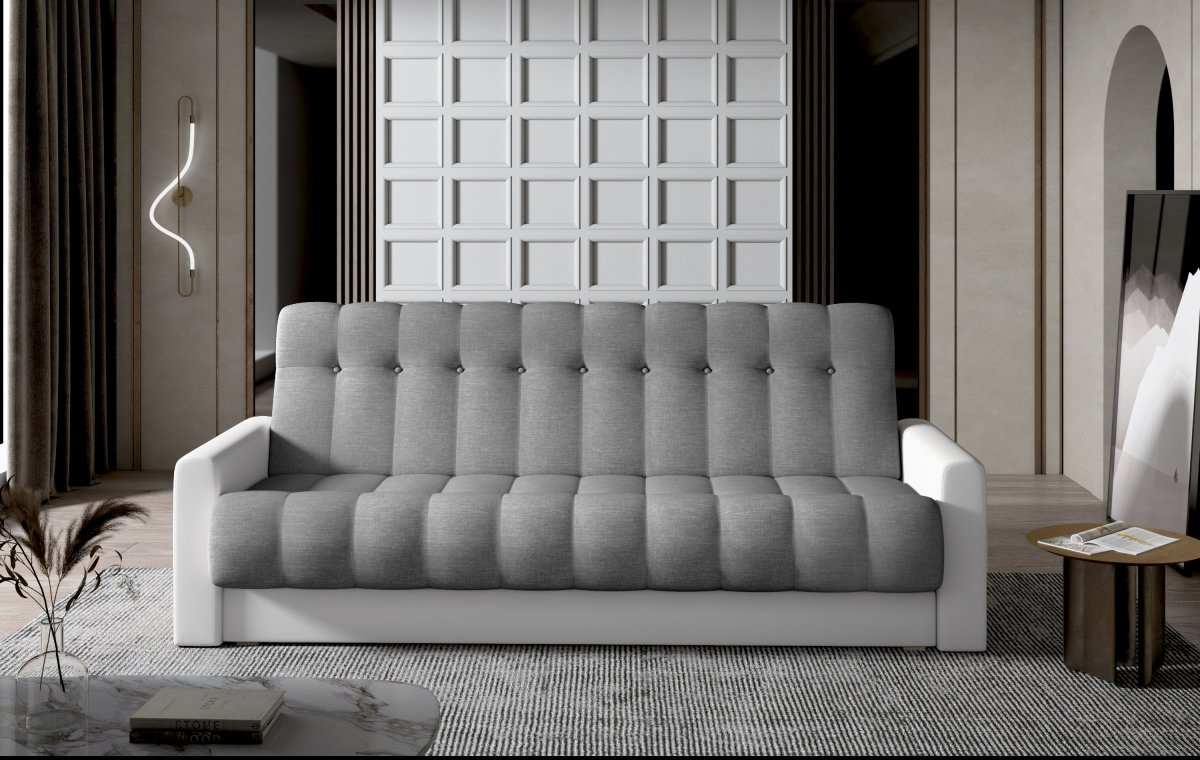 Designer Sofa Garett mit Schlaf- und Klappfunktion - Luxusbetten24