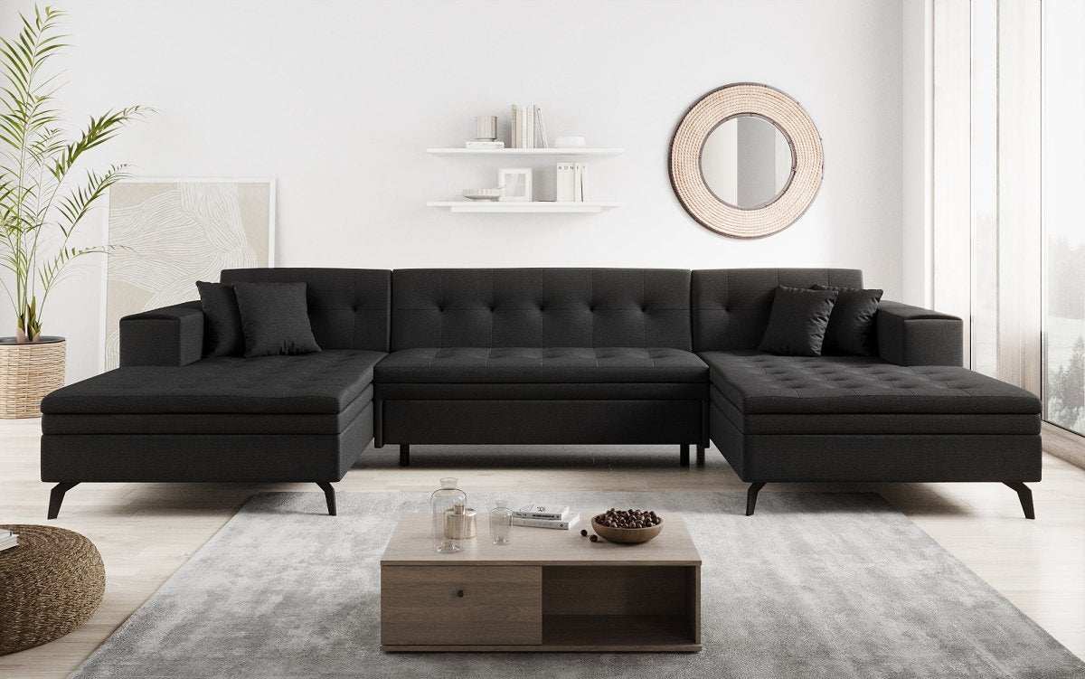 Designer Sofa Vivana mit Schlaffunktion - Luxusbetten24