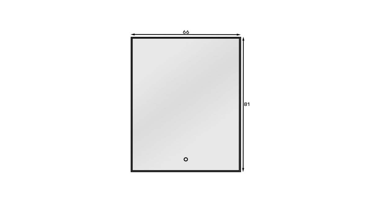 Spiegel Verino mit LED Beleuchtung - Luxusbetten24