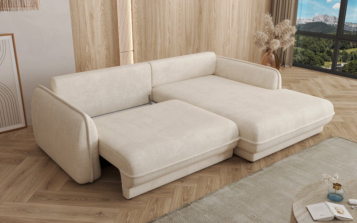 Designer Sofa Mojave II Stof med sovefunktion og opbevaringsplads