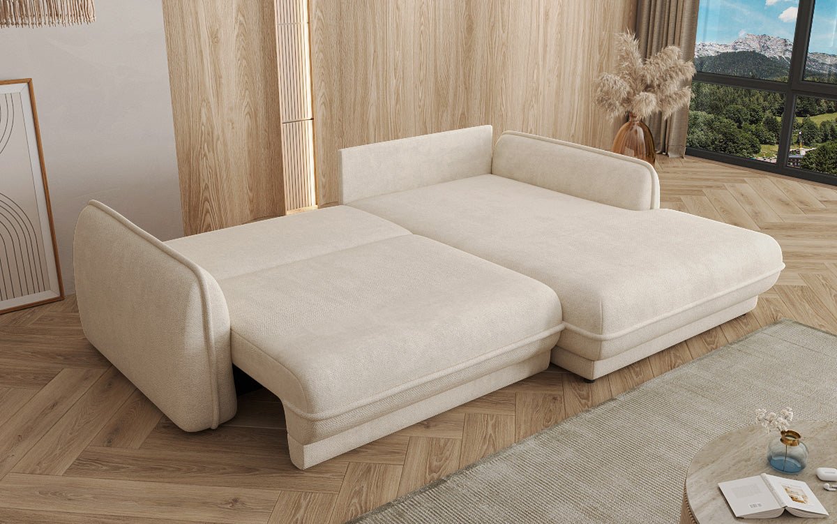 Designer Sofa Mojave II Stof med sovefunktion og opbevaringsplads