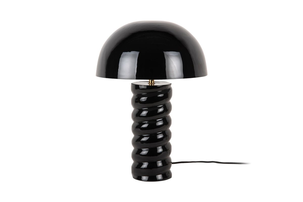 Bordlampe Milano - Designlampe i jern med spiralfod