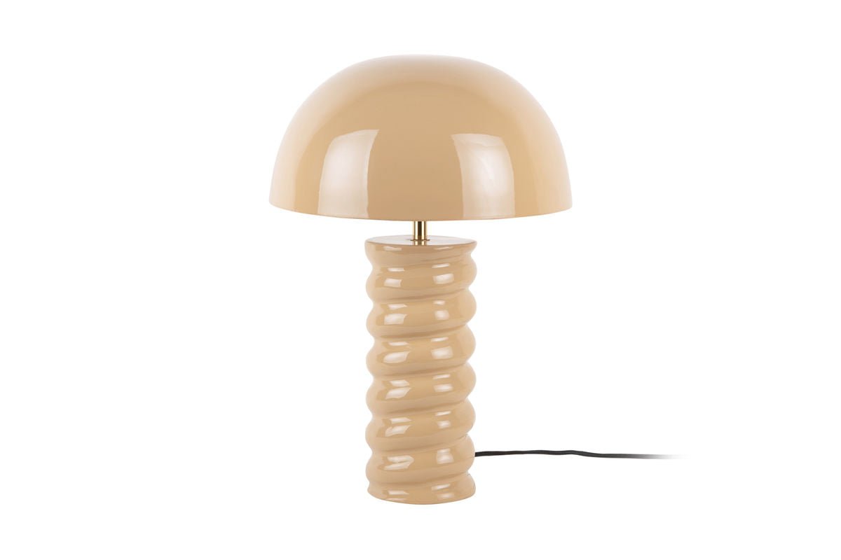 Bordlampe Milano - Designlampe i jern med spiralfod