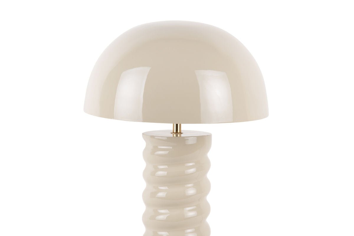 Bordlampe Milano - Designlampe i jern med spiralfod