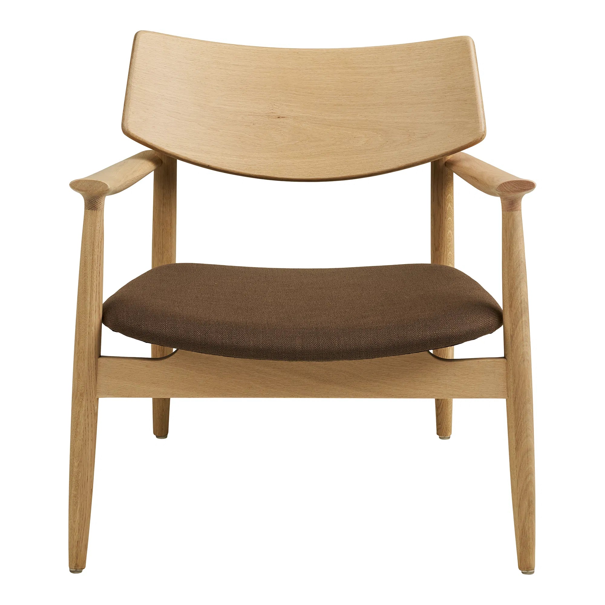 Designer lænestol Agnar sæt med skammel i eg