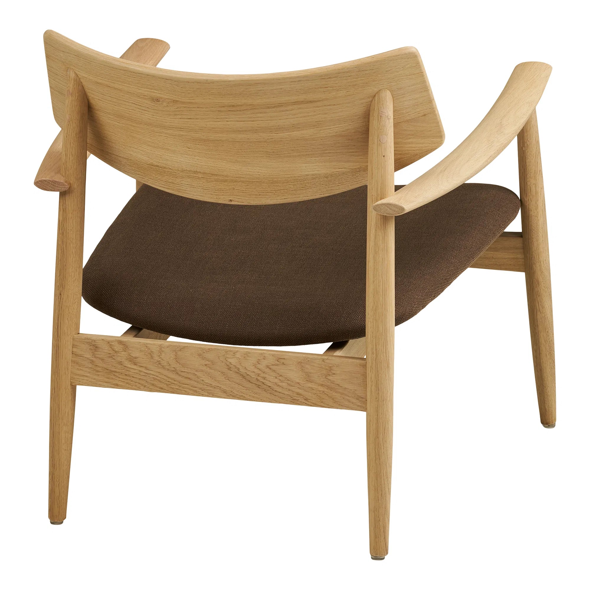 Designer lænestol Agnar sæt med skammel i eg