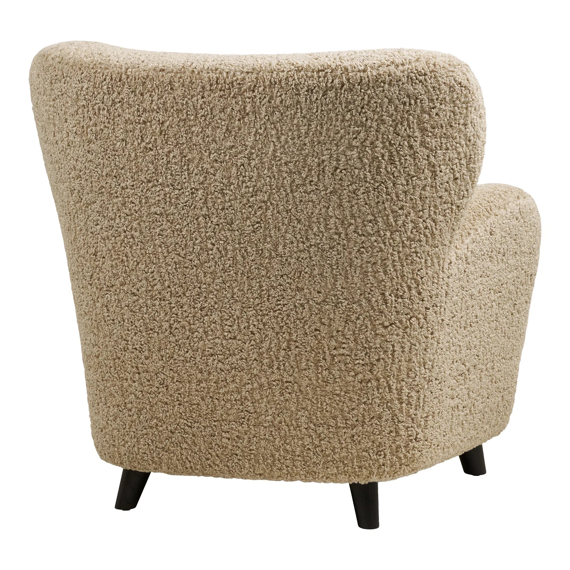 Designer Sofa-Lænestol Hudson i Beige Bouclé