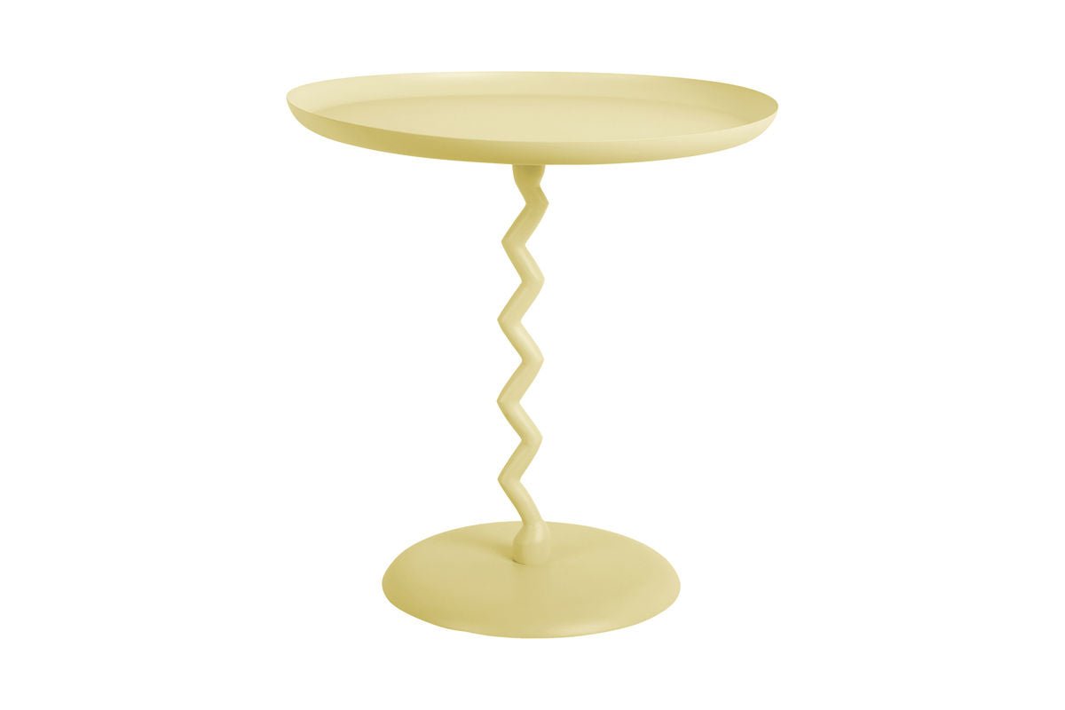 Beistelltisch Bandicoot – aus Eisen und Korkenzieher Säule