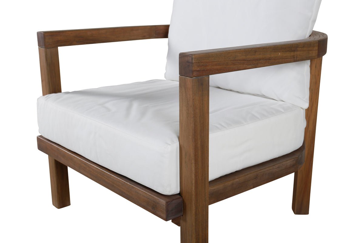 Havestol Erika - i brun af akacie og polyester