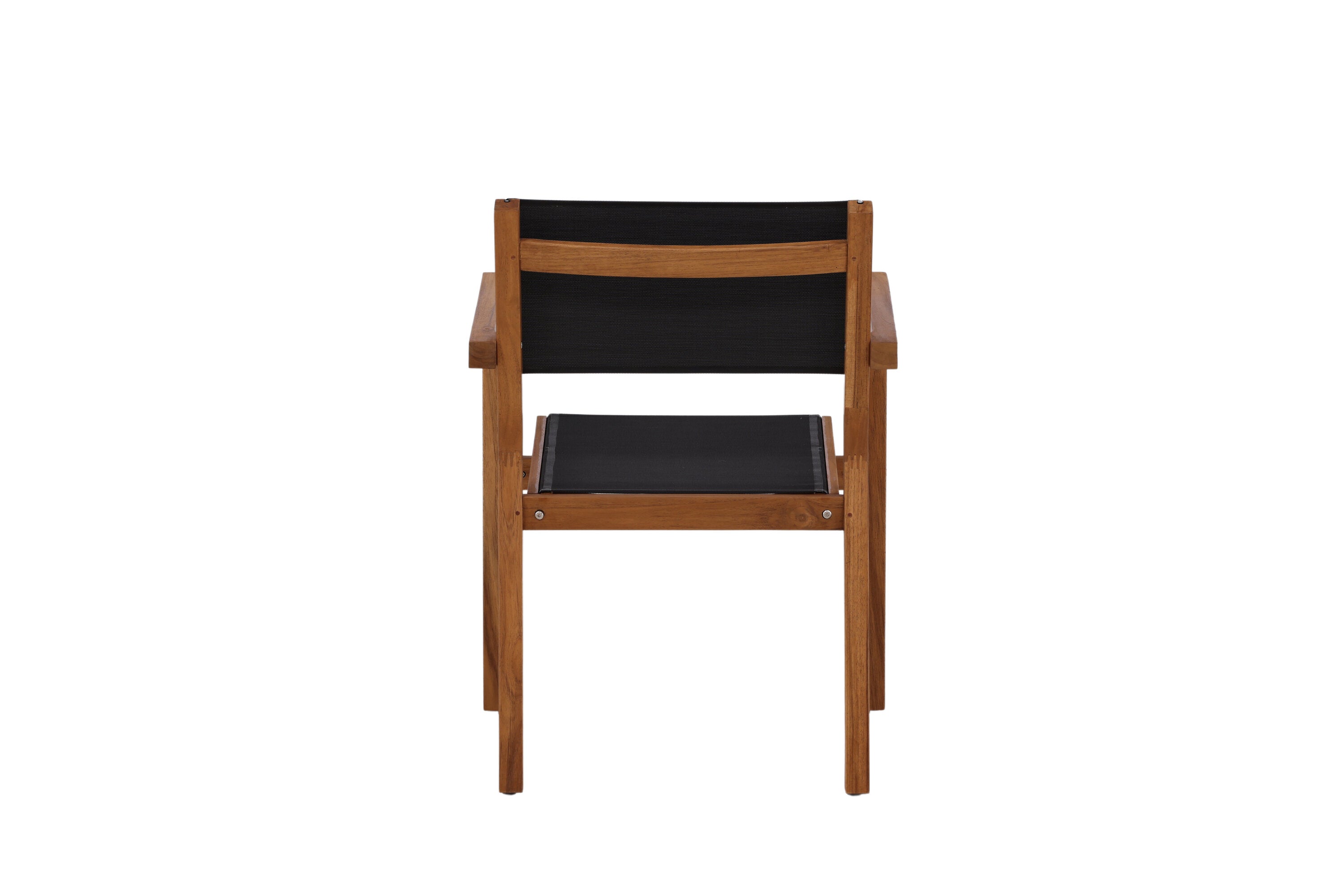 2 stk. sæt - Havestol Florenz i Textilene/Akacie