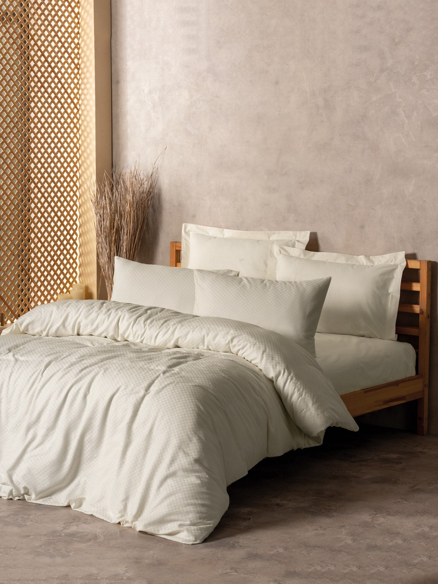 Bettwäsche-Set Beige – 100% bomuld Ranforce