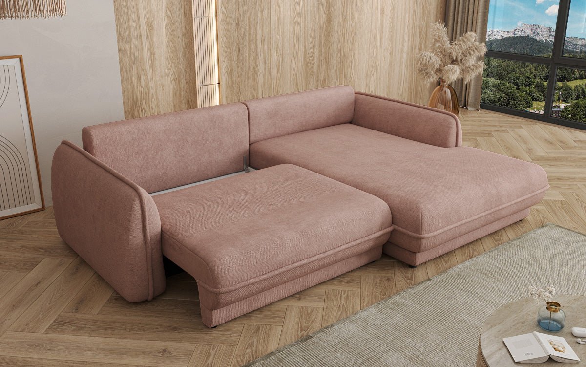 Designer Sofa Mojave II Stof med sovefunktion og opbevaringsplads