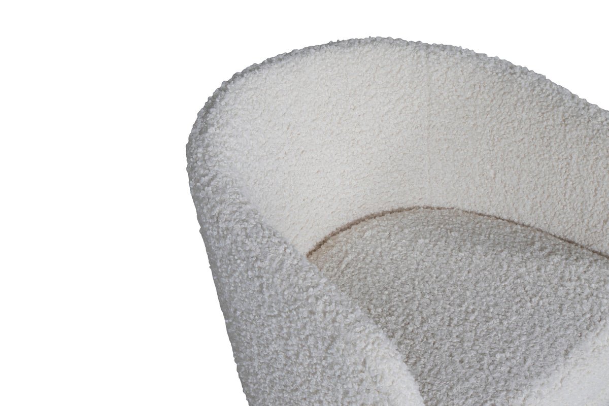 Lænestol Comfy - med teddyfår i valgfri Sort eller Hvid